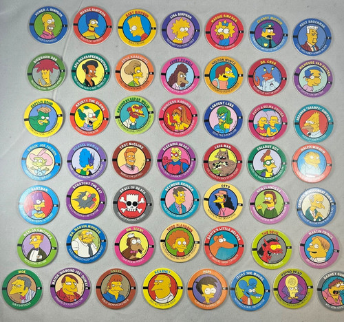 The simpsons pogs 1994 - the,