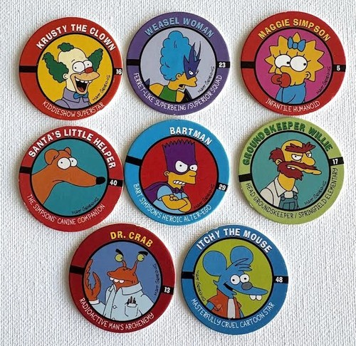 The simpsons 1994 lot 8 - 1994, of