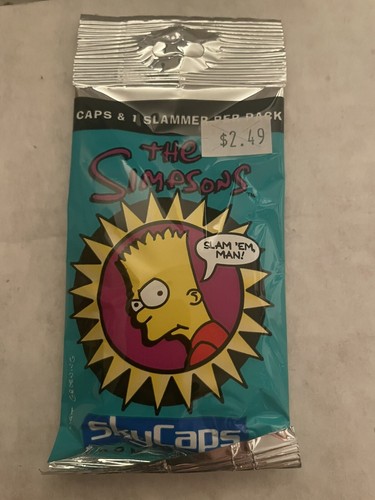 Simpsons skycaps pogs vintage - simpsons,