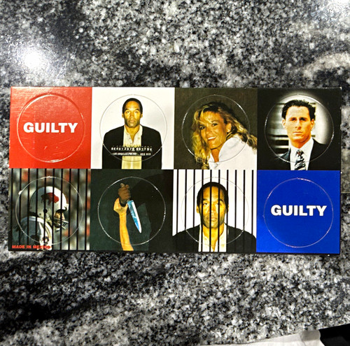Guilty crime theme board game - board,