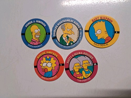 The simpsons pogs lot - pogs,